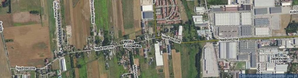 Zdjęcie satelitarne Nadrzeczna ul.